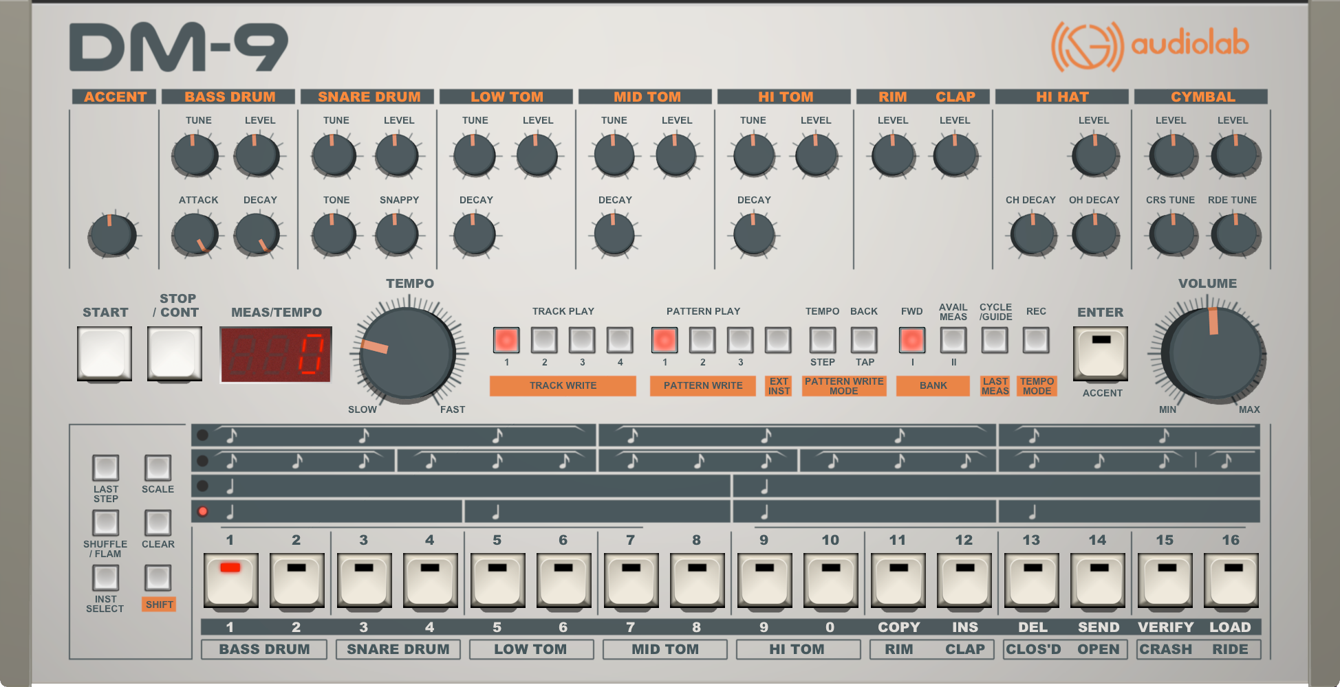 SG audiolab - 909 VST, Drum Machine 